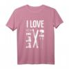 I love Skiing. Ich liebe Skifahren! Geschenk für Wintersportler – Perfektes Skifahrer T-Shirt für den Winterurlaub