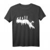 Lustiges Skifahrer T-Shirt mit Evolution Design – Perfektes Geschenk für Wintersportfans, Familie & Apres Ski Partys