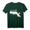 Lustiges Skifahrer T-Shirt mit Evolution Design – Perfektes Geschenk für Wintersportfans, Familie & Apres Ski Partys