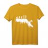 Lustiges Skifahrer T-Shirt mit Evolution Design – Perfektes Geschenk für Wintersportfans, Familie & Apres Ski Partys