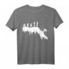 Lustiges Skifahrer T-Shirt mit Evolution Design – Perfektes Geschenk für Wintersportfans, Familie & Apres Ski Partys