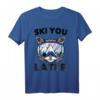 Ski - Ski You Later - Lustiges Skifahrer und Snowboard T-Shirt für Katzenliebhaber - Vintage Wintersportbekleidung für Männer, Frauen & Kinder