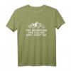 Die Berge Rufen Und Ich Muss Los Skifahren Wandern Skitour T-Shirt - Lustiges Bergliebhaber Geschenk für Skifahrer, Snowboarder und Wanderer