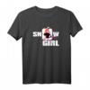 Schnee Skifahren Skifahrer Mädchen T-Shirt - Perfektes Geschenk für Skiliebhaberinnen und Schneemädchen