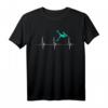 Bodyboarder Surfer Herzschlag EKG Puls T-Shirt – Perfektes Geschenk für Wellenreiter und Wassersportler