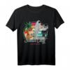 Santa Cruz Surfer Surfbrett Retro T-Shirt - Klassisch geschnitten, perfekt als Geschenk zum HapMonkey für Surfer und Wassersportfans