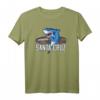 Santa Cruz California Vintage Retro Hai mit Surfbrett T-Shirt – Perfektes Surfer Outfits & Geschenkidee für Strandliebhaber