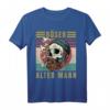 Herren Böser alter Mann - Totenkopf Vintage - Biker - Gang T-Shirt für Männer mit Humor, Rebellion und Style