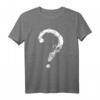 Totenkopf Fragezeichen Vintage Schädel T-Shirt – Gothic Design für Fans von dunkler Mode & mystischen Motiven