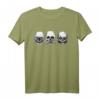 Nichts Sehen Nichts Hören Nichts Sagen Gothic T-Shirt mit Totenkopf – Mystische Kleidung für Fans der schwarzen Szene und Okkultismus