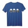 Nichts Sehen Nichts Hören Nichts Sagen Gothic T-Shirt mit Totenkopf – Mystische Kleidung für Fans der schwarzen Szene und Okkultismus