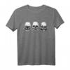 Nichts Sehen Nichts Hören Nichts Sagen Gothic T-Shirt mit Totenkopf – Mystische Kleidung für Fans der schwarzen Szene und Okkultismus