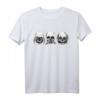 Nichts Sehen Nichts Hören Nichts Sagen Gothic T-Shirt mit Totenkopf – Mystische Kleidung für Fans der schwarzen Szene und Okkultismus