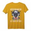 Aufgeben ist keine Option - Kämpfer T-Shirt mit Totenkopf Motiv für Männer, das Mut macht & zum Durchhalten inspiriert