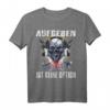 Aufgeben ist keine Option - Kämpfer T-Shirt mit Totenkopf Motiv für Männer, das Mut macht & zum Durchhalten inspiriert