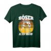 Retro Böser alter Mann mit Totenkopf Schädel Skull T-Shirt – Lustiges Geschenk für Opa, Vater und Onkel