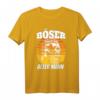 Retro Böser alter Mann mit Totenkopf Schädel Skull T-Shirt – Lustiges Geschenk für Opa, Vater und Onkel