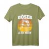 Retro Böser alter Mann mit Totenkopf Schädel Skull T-Shirt – Lustiges Geschenk für Opa, Vater und Onkel
