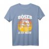 Retro Böser alter Mann mit Totenkopf Schädel Skull T-Shirt – Lustiges Geschenk für Opa, Vater und Onkel