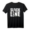 Slackline T-Shirt mit Silhouette – Klassisch geschnitten, perfekt für Balance- und Outdoor-Sportler