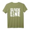 Slackline T-Shirt mit Silhouette – Klassisch geschnitten, perfekt für Balance- und Outdoor-Sportler