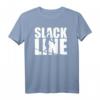 Slackline T-Shirt mit Silhouette – Klassisch geschnitten, perfekt für Balance- und Outdoor-Sportler
