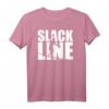 Slackline T-Shirt mit Silhouette – Klassisch geschnitten, perfekt für Balance- und Outdoor-Sportler