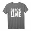 Slackline T-Shirt mit Silhouette – Klassisch geschnitten, perfekt für Balance- und Outdoor-Sportler