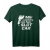 Slotcar Slotracing Handregler Hobby Spruch T-Shirt – Coole Geschenkidee für Racing Fans zum Geburtstag & Weihnachten