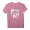 Slotcar Slotracing Handregler Hobby Spruch T-Shirt – Coole Geschenkidee für Racing Fans zum Geburtstag & Weihnachten