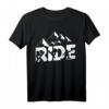 Snowboard Ride - Lustiges Snowboarder Geschenk T-Shirt mit Spruch 'Ride' für Snowboard Fans & Après-Snowboard-Partys