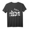 Snowboard Ride - Lustiges Snowboarder Geschenk T-Shirt mit Spruch 'Ride' für Snowboard Fans & Après-Snowboard-Partys
