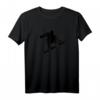 Silhouette beim Snowboarden im Skiurlaub - Stylisches Ski- und Snowboarder T-Shirt für Apres-Ski & Wintersportliebhaber
