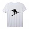 Silhouette beim Snowboarden im Skiurlaub - Stylisches Ski- und Snowboarder T-Shirt für Apres-Ski & Wintersportliebhaber
