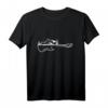 Gitarre Berge Gitarrenspieler Musiker T-Shirt – Grafisches Design für Bergsport, Wandern, Ski- und Snowboardfahrer