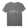 Gitarre Berge Gitarrenspieler Musiker T-Shirt – Grafisches Design für Bergsport, Wandern, Ski- und Snowboardfahrer