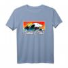 Santa Cruz Stadt California Sommer Surfer Vintage Retro Langarmshirt – Perfekt für Surfer & Strandliebhaber, Geschenkidee im 80er Stil