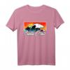 Santa Cruz Stadt California Sommer Surfer Vintage Retro Langarmshirt – Perfekt für Surfer & Strandliebhaber, Geschenkidee im 80er Stil