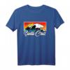Santa Cruz Stadt California Sommer Surfer Vintage Retro Langarmshirt – Perfekt für Surfer & Strandliebhaber, Geschenkidee im 80er Stil