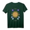 Dark Academia Pastell Tarot T-Shirt mit Sonnen, Mond und Wolken - Mystisches Goth-Design für Tarot- und Himmelsliebhaber