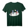 Schneemänner spielen Volleyball T-Shirt - Perfektes Weihnachts- und Geburtstagsgeschenk für Snowvolley-, Beachvolleyball- und Wintersport-Fans