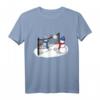Schneemänner spielen Volleyball T-Shirt - Perfektes Weihnachts- und Geburtstagsgeschenk für Snowvolley-, Beachvolleyball- und Wintersport-Fans