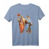 Platon Aristoteles Basketball Sport Philosophie T-Shirt – Originelles Geschenk für Nerds, Studenten, Lehrer und Philosophen