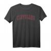 Cleveland Ohio Souvenir T-Shirt im College-Stil mit rotem Text - Perfektes Geschenk für Bewohner, Studenten und Touristen