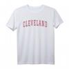 Cleveland Ohio Souvenir T-Shirt im College-Stil mit rotem Text - Perfektes Geschenk für Bewohner, Studenten und Touristen