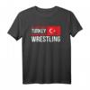 Türkische Flagge Wrestling T-Shirt für Wrestler, Grappler, Fans & Trainer - Tolles Design für Amateurringen auf der Matte