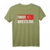 Türkische Flagge Wrestling T-Shirt für Wrestler, Grappler, Fans & Trainer - Tolles Design für Amateurringen auf der Matte
