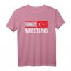 Türkische Flagge Wrestling T-Shirt für Wrestler, Grappler, Fans & Trainer - Tolles Design für Amateurringen auf der Matte