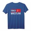 Türkische Flagge Wrestling T-Shirt für Wrestler, Grappler, Fans & Trainer - Tolles Design für Amateurringen auf der Matte