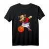 Dabbing Mops Serbien Basketball Fans T-Shirt – Stolzes serbisches Sportoutfit für Fans und Basketballliebhaber